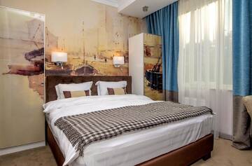 Апартаменты с 1 спальней и балконом в Отеле ZENTRUM Hotel
